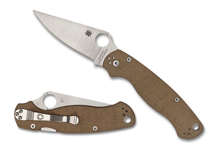Hình dáng khi gập vào và mở ra của PM2 (Ảnh: Spyderco)