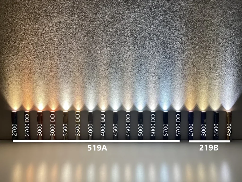 Ví dụ về LED Nichia 519A và 219B, DD có nghĩa là Dedome. (Nguồn ảnh Reddit)